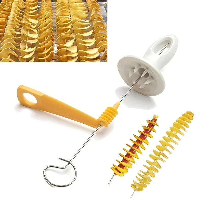 Edelstahl-Spiralschneider-Set, multifunktionaler (6 Stück) – Bild 4