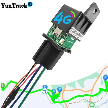 Motorrad-Auto-Relais GPS-Tracker 4G 95V Verstecktes Ortungsgerät mit Ölabschaltung, Abschleppfunktion