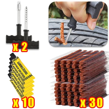 Autoreifenreparatur-Werkzeugs atz mit Gummist reifen Tubeless-Reifenpannen-Nietstopfen-Set