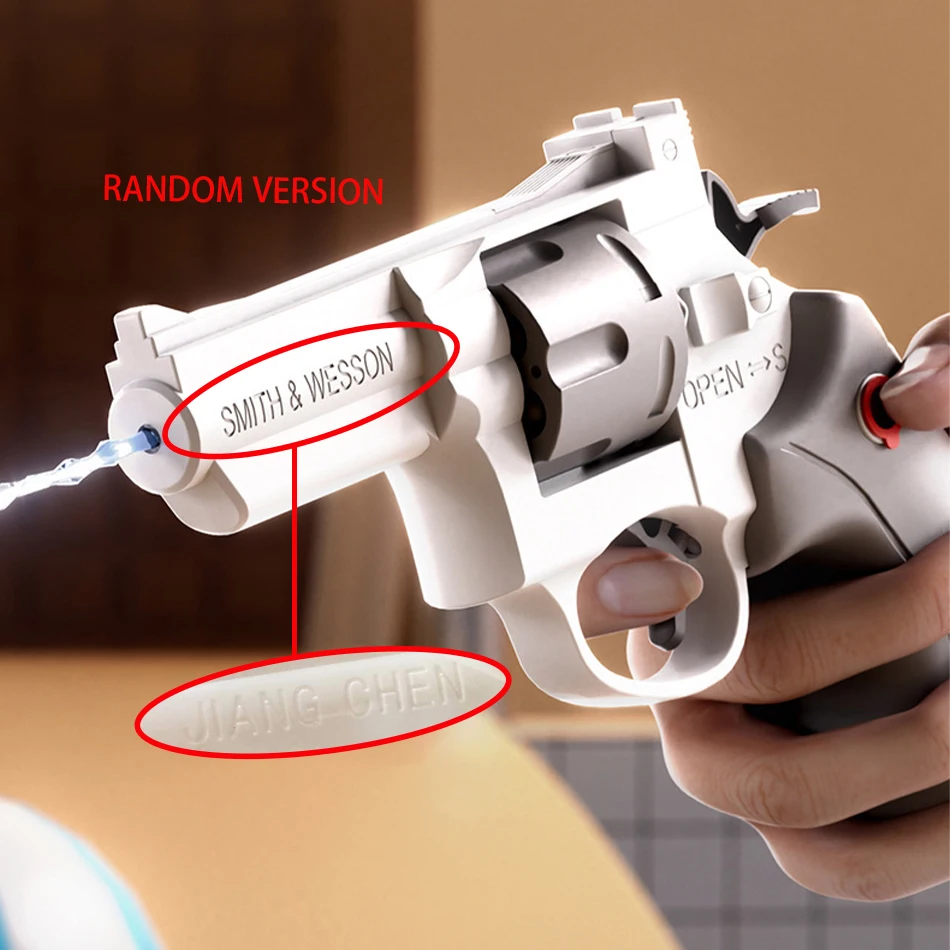 HUIQIBAO 2025, Sommer-Revolver-Wasserpistole, Spielzeug, mechanische – Bild 6
