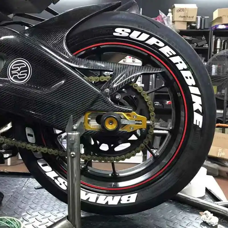 Auto Motorrad Tuning 3D Logo Reifen Rad Aufkleber Auto Motorrad Styling DIY Dekoration Aufkleber Für BMW