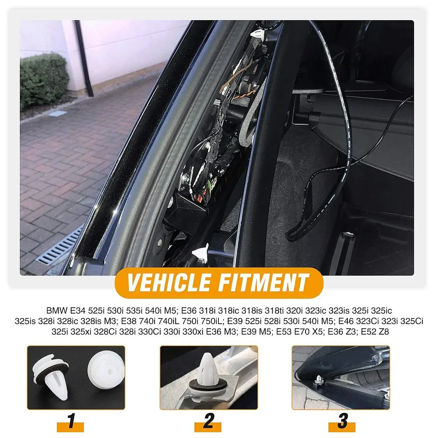 Universelle Auto-Befestigungsclips Türverkleidungs-Befestigungsclips – Bild 5