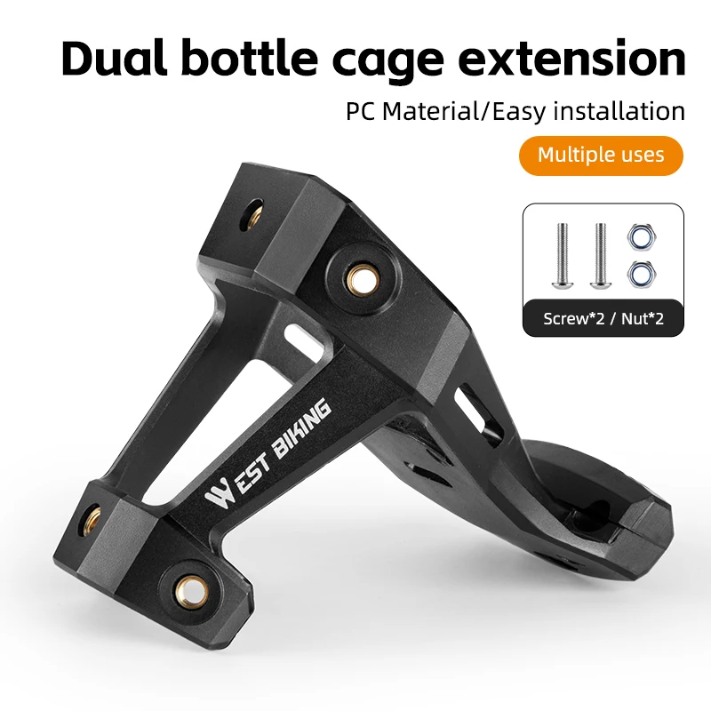 WEST RADFAHREN Fahrrad Wasser Flasche Käfig Sattel Extender Wasser Tasse Halter Adapter Radfahren Wasserkocher