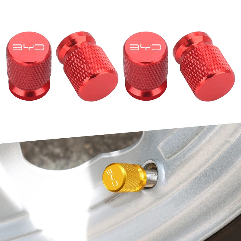 Auto Rad Reifen Ventilkappen Reifen Vorbau Abdeckung Airdust (4 Stück) – Bild 6