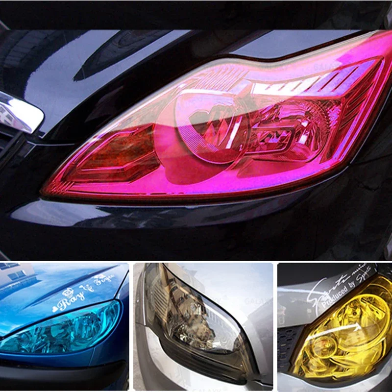 Auto Scheinwerfer Rücklicht Schutz Film Tönung Vinyl Film Auto Lampe – Bild 2