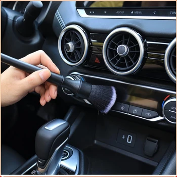 Premium Weichborsten-Autoreinigungsbürste für die Innenreinigung von Fahrzeugen, geeignet für Armaturenbrett