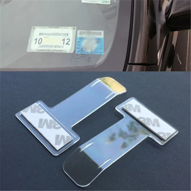 Kunststoff Auto Styling Parkplatz Ticket Halter Auto Verschluss Karte – Bild 5