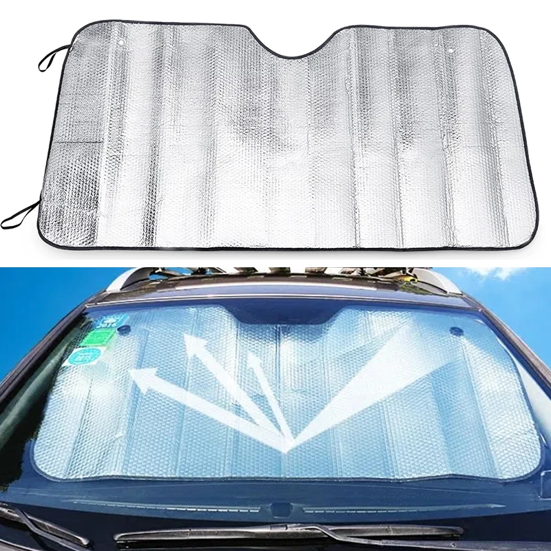 140x70CM Auto Fenster Sonnenschutz Windschutzscheibe Schnee Eis – Bild 2