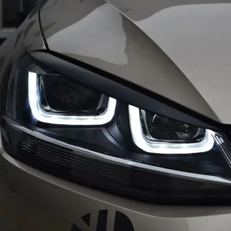 Volkswagen VW Golf 7 MK7 GTI R Auto Kopf Licht Lampe Augenlider – Bild 5
