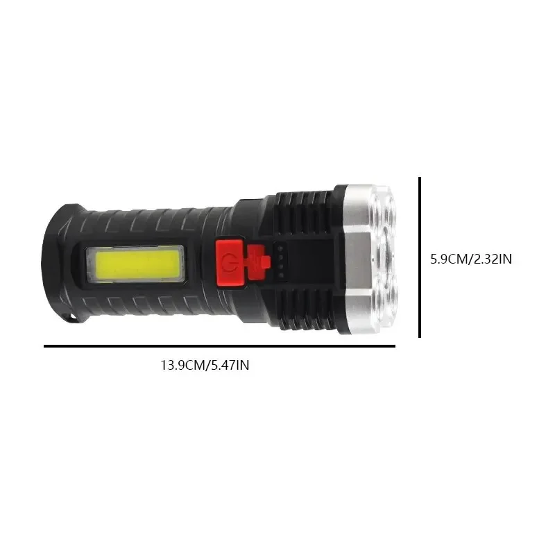 5 LED-Hochleistungs-LED-Taschenlampen, wiederaufladbarer – Bild 6