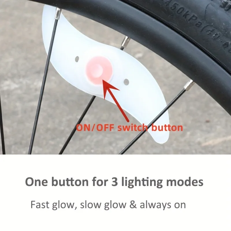 LED Fahrrad Rad Speichen Licht Bunte Wasserdichte MTB Balance Fahrrad – Bild 4