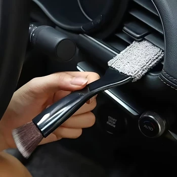 Auto-Innenraum-Reinigungsbürste - Weiche Borsten-Reinigungswerkzeug für Armaturenbretter, Lüftungsschlitze
