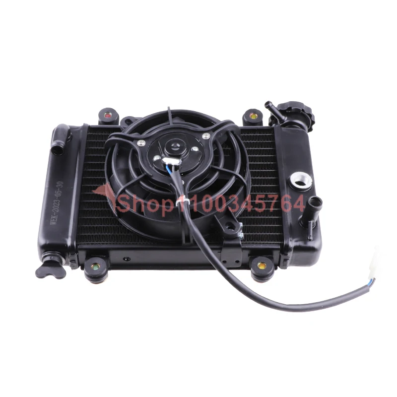 Motorrad kühler Kühlwasser tank Motorrad zubehör für Moto Quad 4x4 ATV Utv Dirt Bike Teile 150cc 200cc 250cc