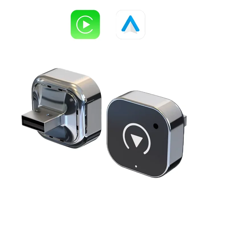 2026 Hot CarPlay/Android Auto Adapter: Kabelgebunden zu Kabellos Dongle für Apple & Android - Plug & Play