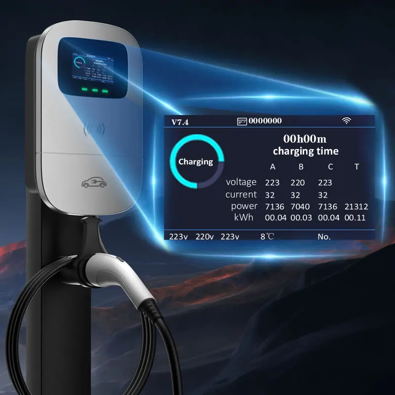 JIGU 22KW Elektrofahrzeug-Ladegerät Typ 2 Ladekabel 3-Phasen 32A 380V – Bild 2