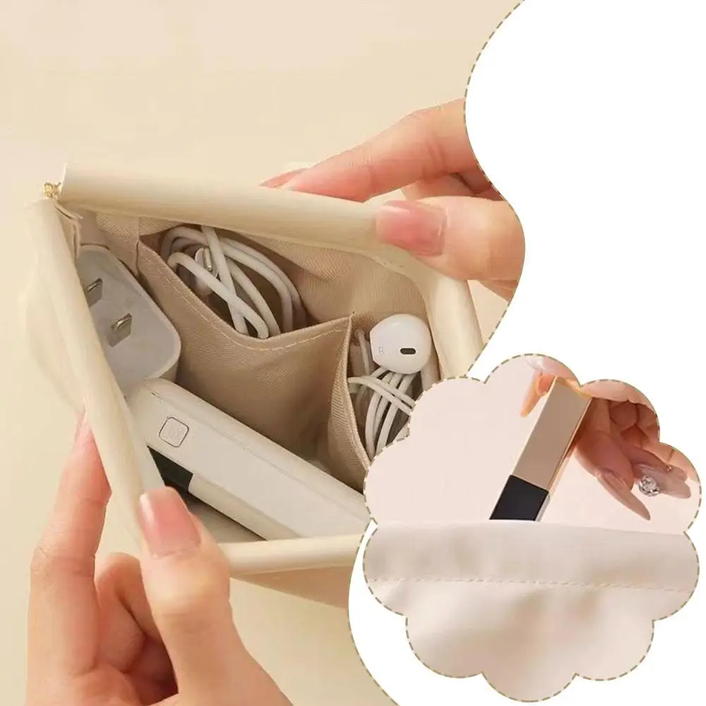 Automatische geschlossene Geldbörse Tasche Mini PU separate Kopfhörer – Bild 2