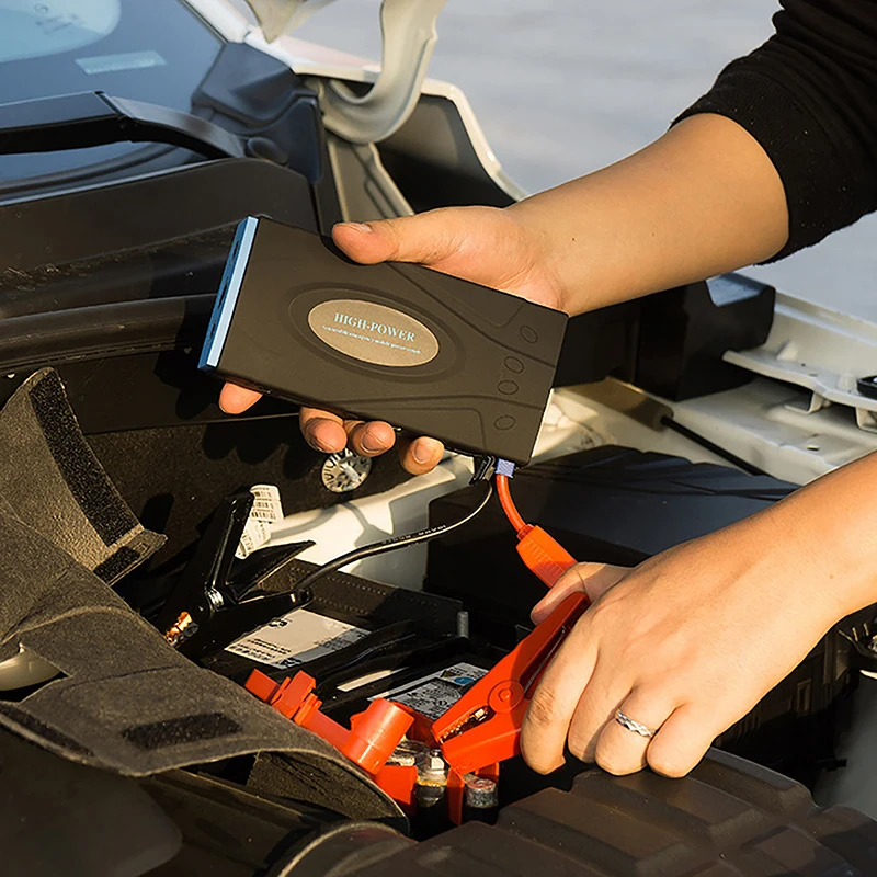 Auto-Starthilfekabel Powerbank Tragbarer Autobatterie-Booster für mobile Ladegeräte Kfz-Boosterkabel für Autos