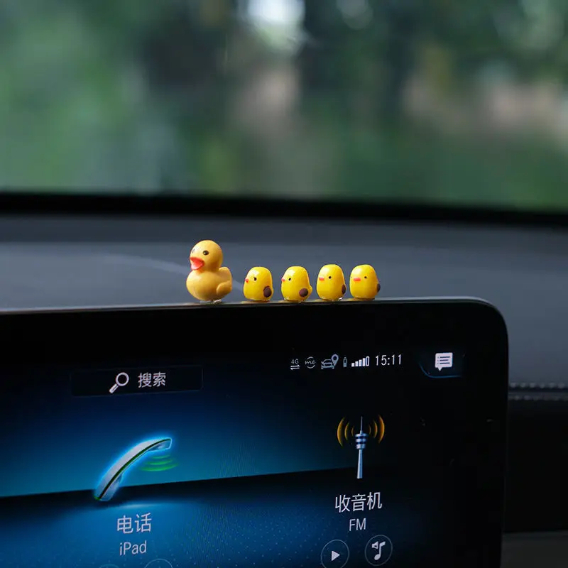 Nette Mini Enten Auto Innen Dekoration Auto Rückspiegel (5 Stück) – Bild 5