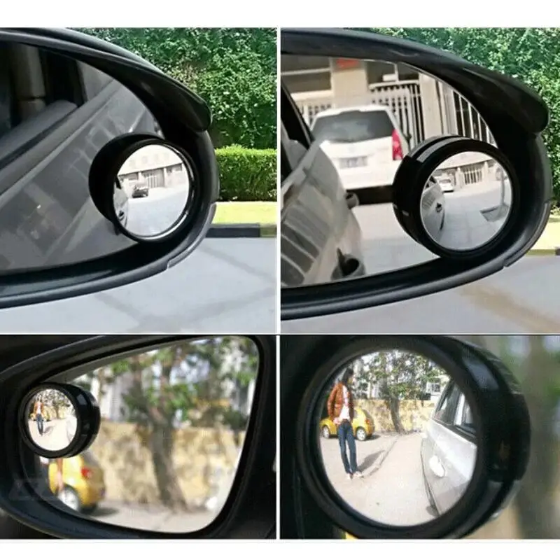 Auto blinder Fleck Rückspiegel Weitwinkel 360 ° verstellbarer kleiner – Bild 5