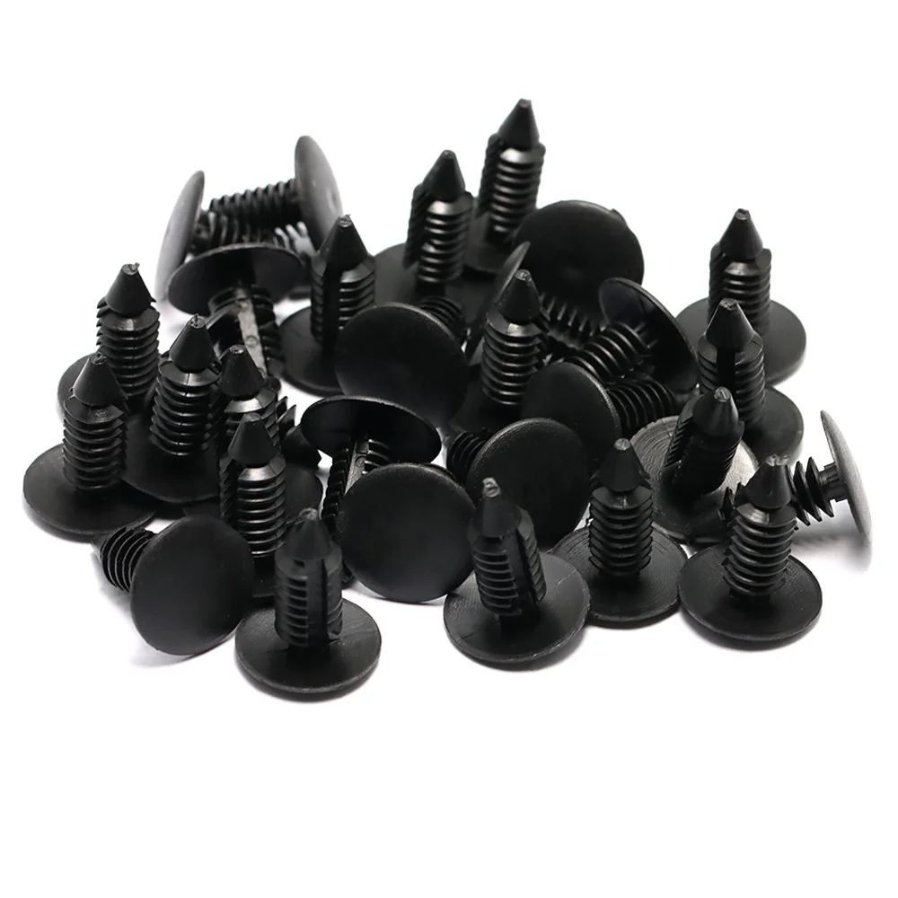 8MM Auto-Befestigungsclips Universelle Kunststoff-Clips (100 Stück) – Bild 5