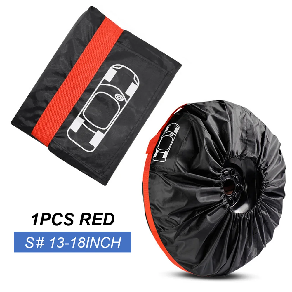 Reifenaufbewahrungstaschen Staubdicht Wasserdicht S/L Universelle Auto-Ersatzradabdeckung Polyester