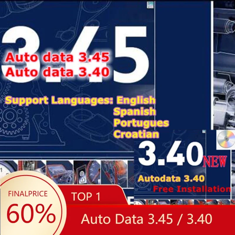 2025Hot Autodata 3,45 3,40 Auto Auto Reparatur Diagnose Software Verkabelung Diagramme Daten Automotive