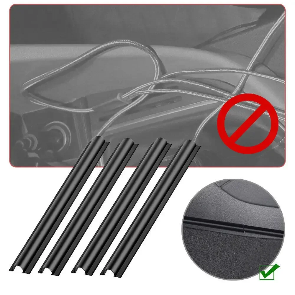 Schlankes Auto-Kabel-Organizer-Set, universelle Hülsen (4 Stück) – Bild 2