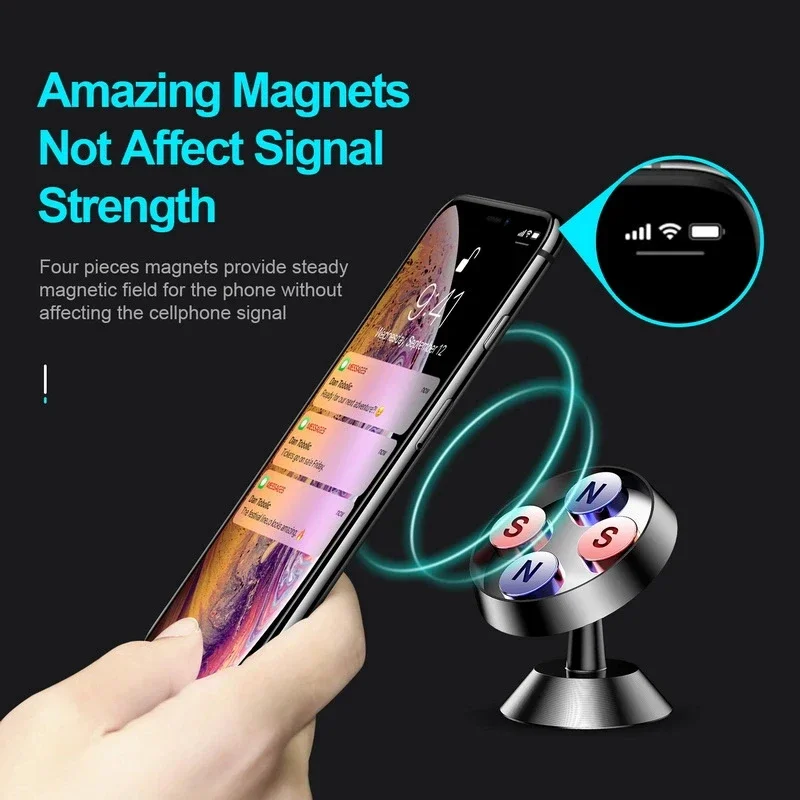 Magnetische Handyhalterung zum Aufkleben aufs Armaturenbrett – Bild 4