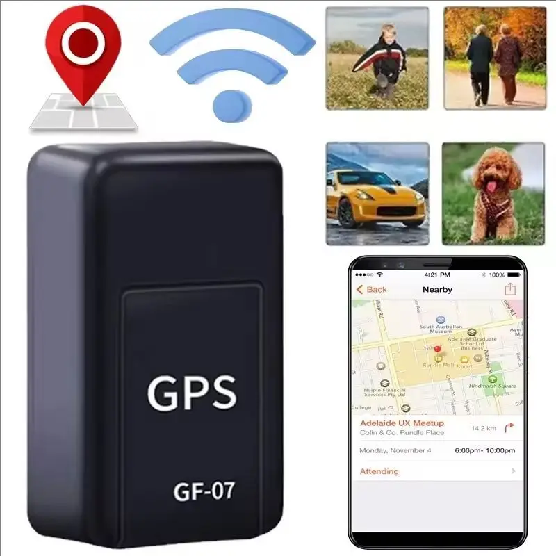 Fahrzeug-GPS-Ortungsgerät GF07 Auto-GPS-Tracker Starkes Magnetisches – Bild 2