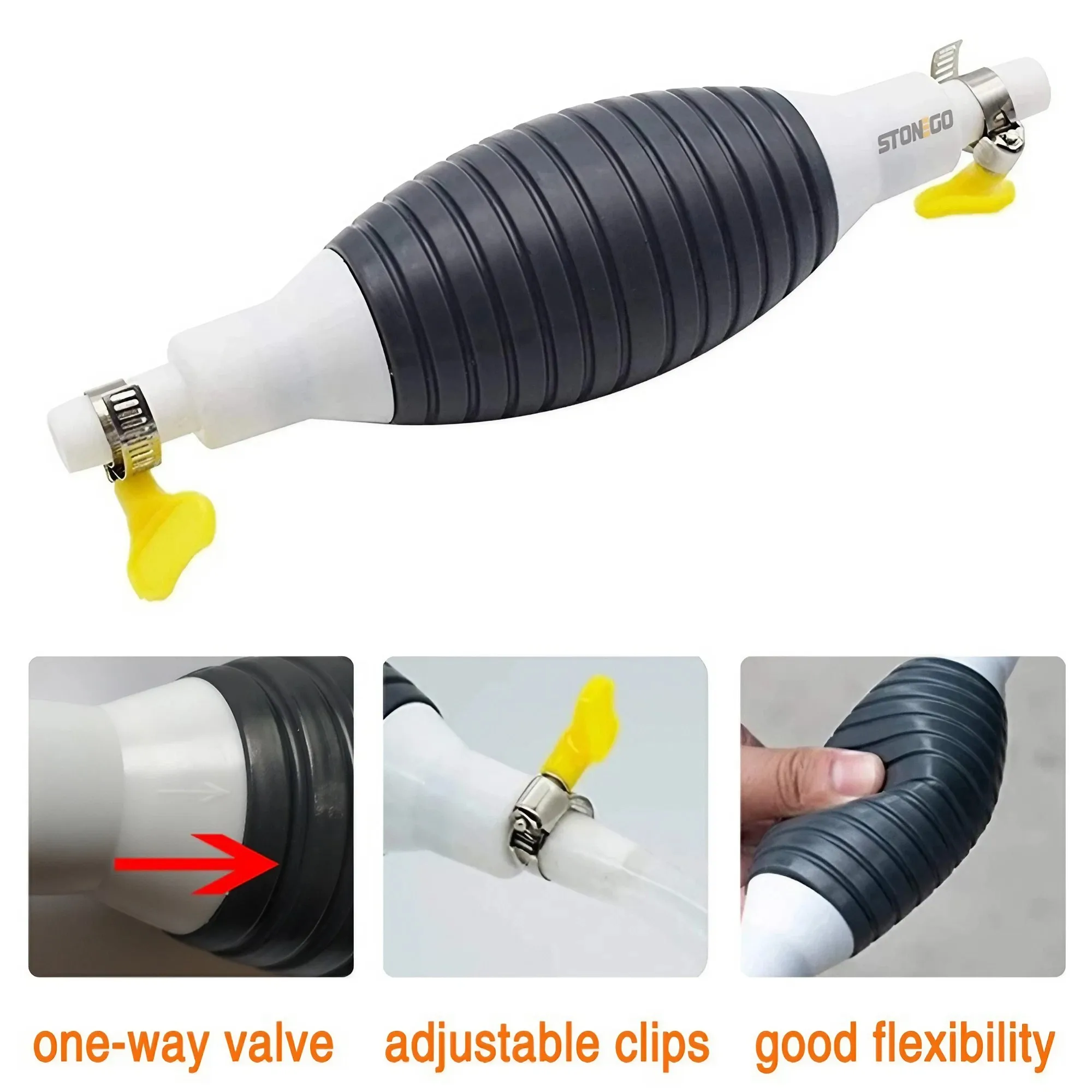 Auto Kraftstoff Gas Hand Primer Manuelle Pumpe Kraftstoffleitung Pumpe – Bild 6
