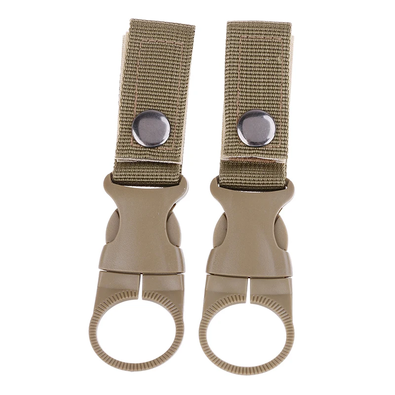 Wasser Flasche Halter Klettern Karabiner Gürtel Rucksack Aufhänger Haken Clip Multifunktions Wasser (2 Stück)