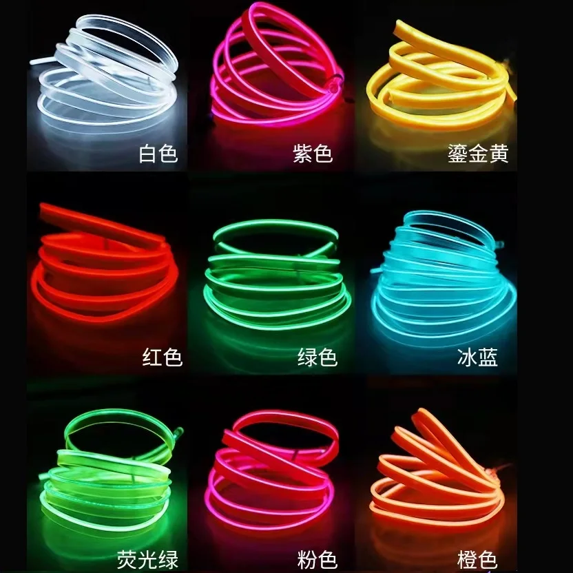 10m/3m/5m Neon LED Auto Innenbeleuchtung Streifen Auto LED Streifen – Bild 6