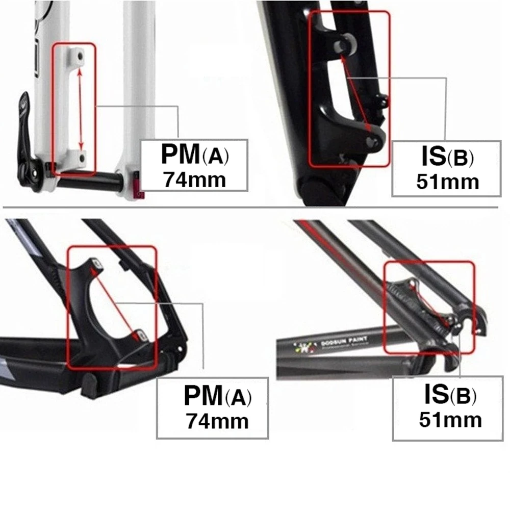 Fahrrad-Scheibenbremsscheiben-Montageadapter, MTB, ultraleichte – Bild 2