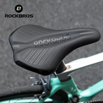ROCKBROS Fahrradsattel, Komfort, Stoßdämpfung, MTB, Straße, Fahrradsitzkissen aus Kohlenstoffstahl