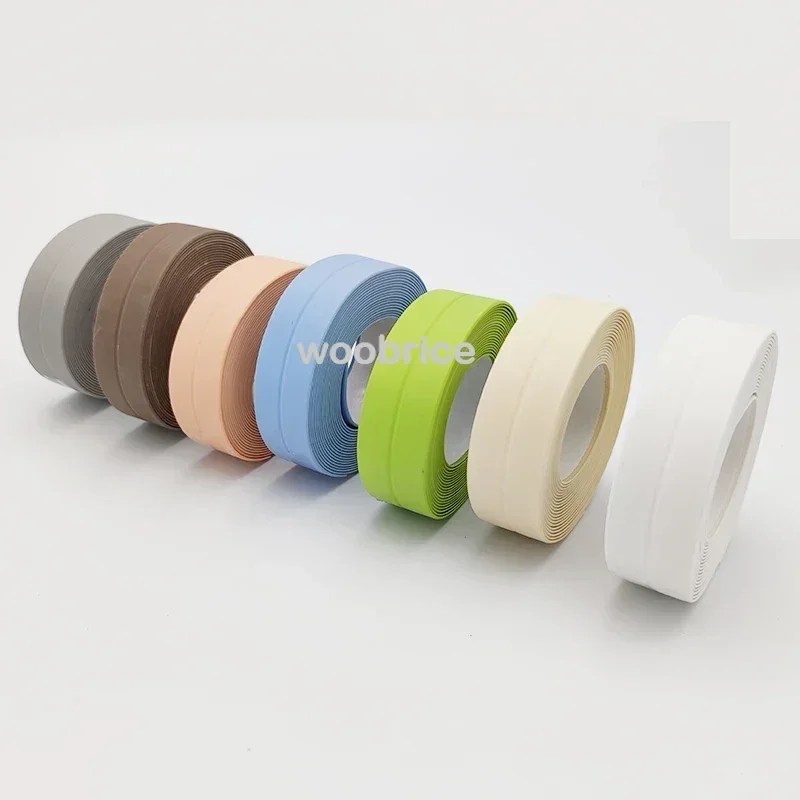 1 Rolle PVC-Dichtungsstreifenband für Badezimmer, Bad, Toilette – Bild 6