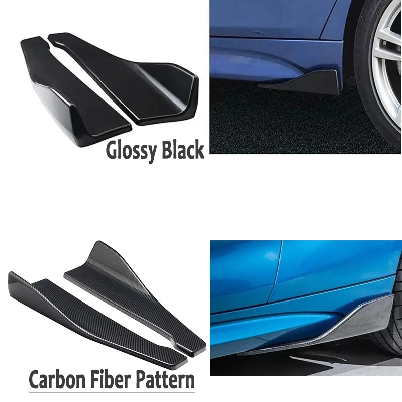 48CM Seite Röcke Für Autos Universal Stoßstange Spoiler Splitter – Bild 2