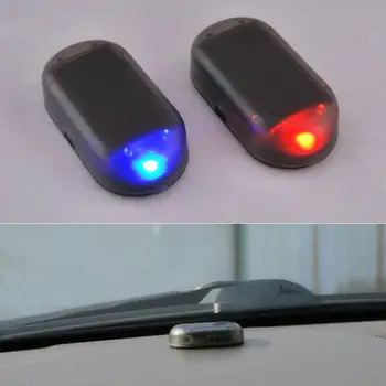 Auto gefälschte Sicherheits leuchte solar betriebene simulierte Dummy-Alarm drahtlose Warnung