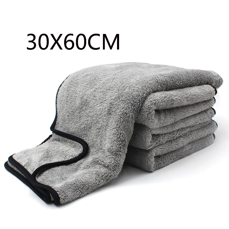 Mikrofaser-Autowaschtuch, 100 x 40 cm, 75 x 35 cm, super saugfähiges Auto-Reinigungstuch, Premium-Einmal