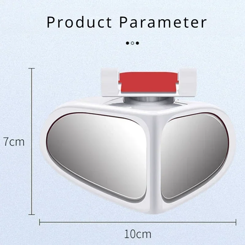 Auto-Rückspiegel Toter-Winkel-Spiegel Vorder- und Hinterräder 360° ° – Bild 6