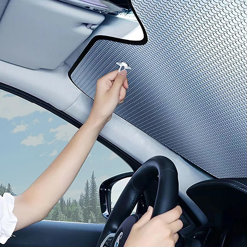 Auto Frontscheibe Sonnenschutz UV-Schutz Schatten Sonnenschutz – Bild 4