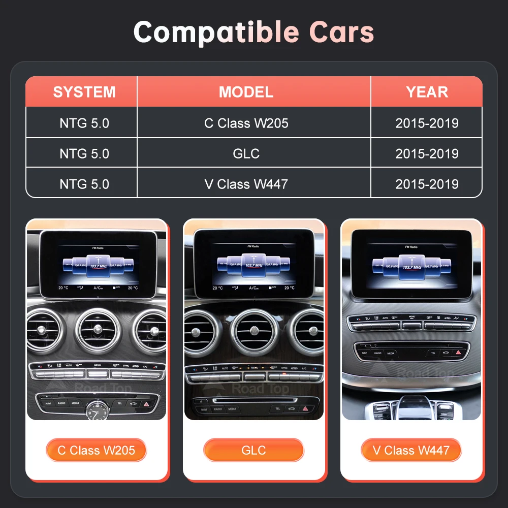 Drahtloser CarPlay Android Auto-Multimedia-Bildschirm – Bild 2