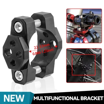22-32mm Motorrad-Lenkerhalterung Klemmhalterung für LED-Scheinwerfer Nebelscheinwerfer Blinker Motorradzubehör