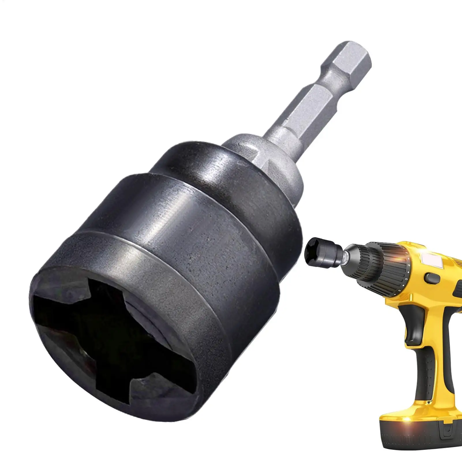 Universal Scissor Auto Jack Adapter Rv Stabilisator Jack Bohrer Adapter Auto Zerlegen Werkzeug Stahl