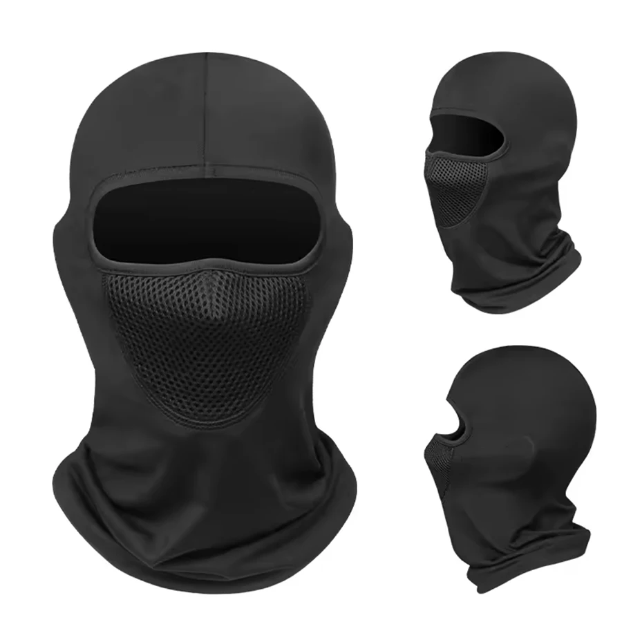 Motorrad-Reitmaske, Windschutz und Wärme, atmungsaktiv, Vollgesichtsmaske, Sturmhaube, Mütze, Schal, Kapuze