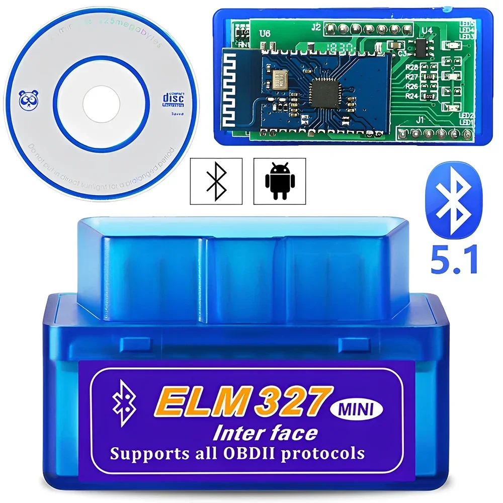 Super Mini ELM327 V2.1 OBD2 Bluetooth Auto Diagnose Scanner Android – Bild 2