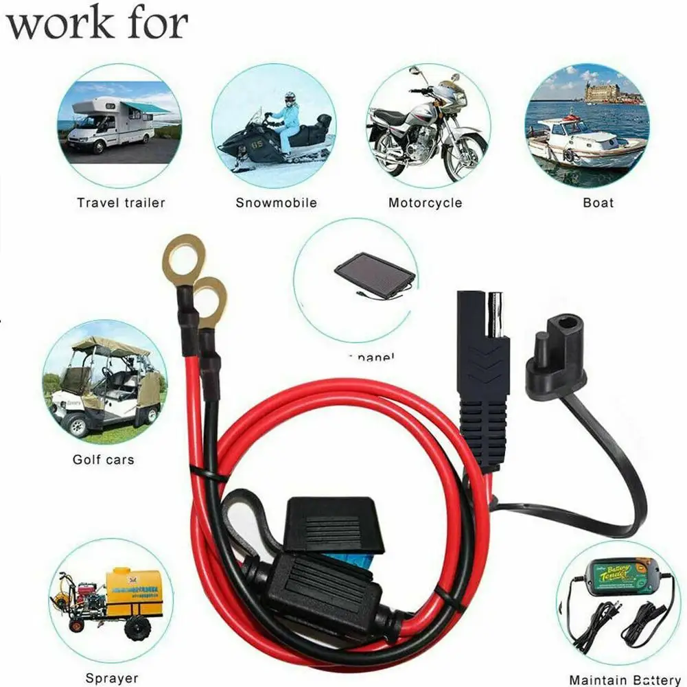 Ladegerät Kabel Für Motorrad Batterie Terminal Zu SAE Schnell – Bild 4