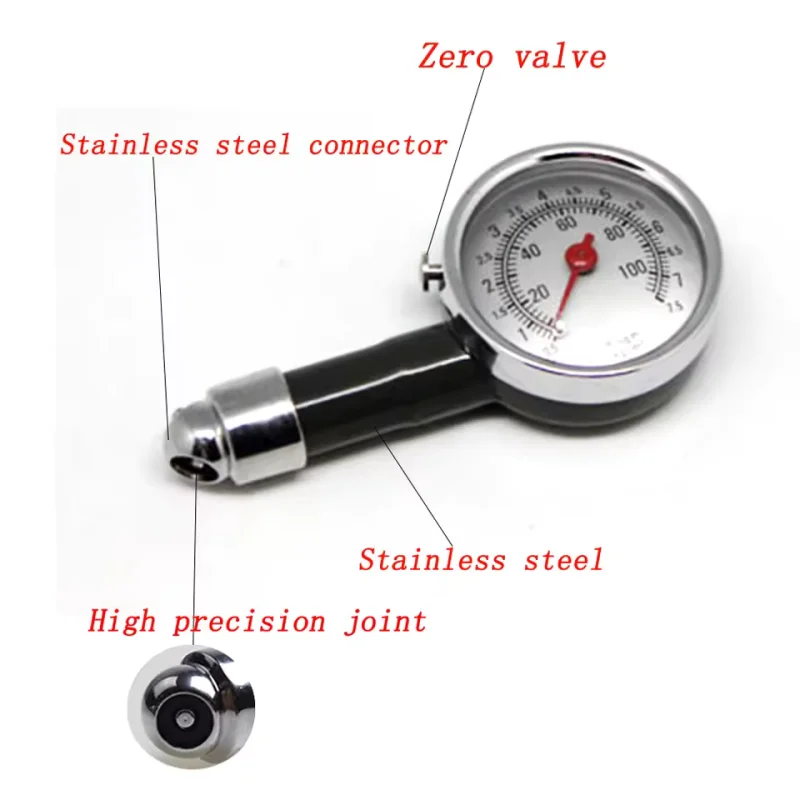 Auto Reifen Manometer Für Auto Auto Motor zyklus Lkw Fahrräder Dial – Bild 3