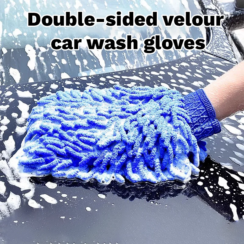 Auto Waschen Mikrofaser Chenille Auto Waschen Schwamm Pflege Waschen Pinsel Pad Waschen Handtuch Auto
