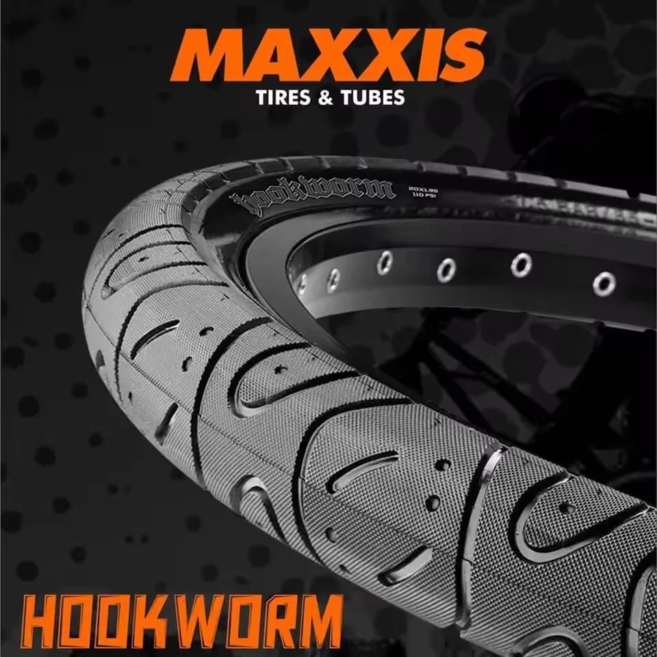 MAXXIS Hookworm 26 x 2,5 Fahrradreifen BMX Wire Bead Clincher Reifen für Street Park vert Flatland 26 27,5