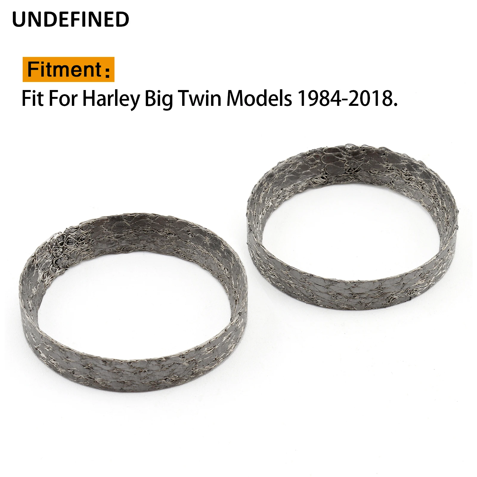 Motorrad 2 Stück Konische Auspuffdichtungen für Harley Big Twin – Bild 2
